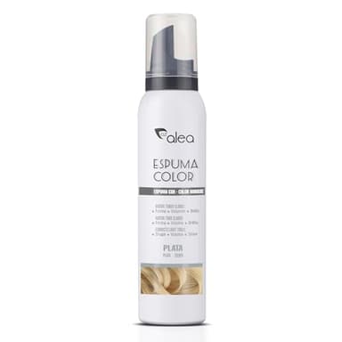 ALEA - Espuma de Color para el Pelo - 143 g - Color Plata - Reaviva el Tono y Brillo del Cabello - Conserva el Tono Natural o Teñido - Neutraliza Reflejos no Deseados