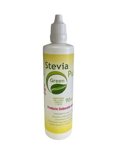 Stevia Gallega Pure Green – Stevia Líquida de Galicia, Alta Pureza, 100% Natural, Edulcorante Vegano, Sin Calorias, Sin OGM, Producto Nacional (1 Unidad - 90 ml)