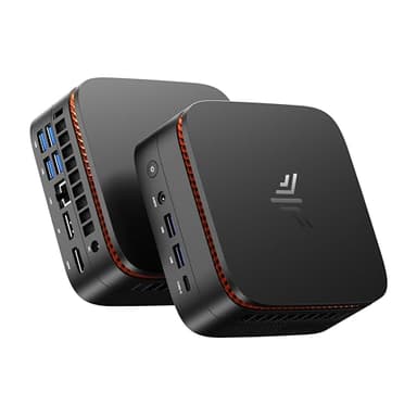 NiPoGi Pinova P1 Mini PC ΑΜD 4300U(4C/4T,hasta 3.7GHz, Mejor Que 3500U/N150/N97),16GB DDR4 256GB SSD Pantalla Triple 4K(DP 1.4+HDMI 2.0+USB 3.2 Type-C) 4K@60Hz/WiFi 5/BT 4.2