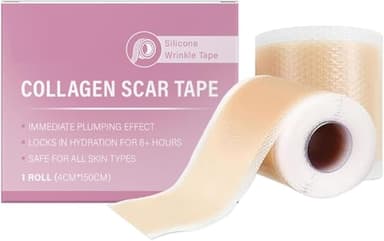 Hojas de cicatrices 'silicona', cinta 'silicona, parche cicatricial con colágeno, láminas médicas para cirugías, quemaduras, acné, amigable con la piel, transpirable