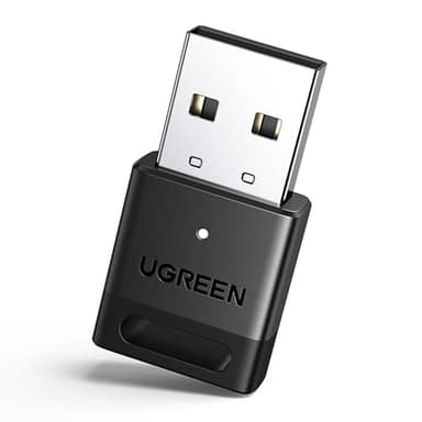 UGREEN USB Bluetooth 5.4 Adaptador para PC Adapter Dongle Compatible con Mando de PS5 PS4 Teclado Ratón Altavoces Auriculares, Solo Sirve para Windows 11/10/8.1