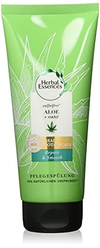 Herbal Essences Pure: renew Repair & Smooth, acondicionador sin sulfatos con aloe + cáñamo, 6 x 180 ml