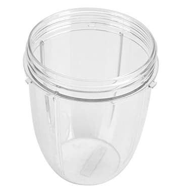 Samfox Juicer Cup 18/24/32OZ Clear Cups Juicer Cup Parts - Taza de repuesto compatible con NutriBullet Nutri 900W(18OZ)
