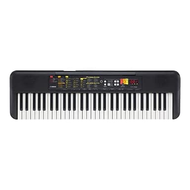 Yamaha PSR-F52 - Teclado digital portátil y compacto con 61 teclas, 144 voces de instrumentos y 158 estilos de acompañamiento, color negro