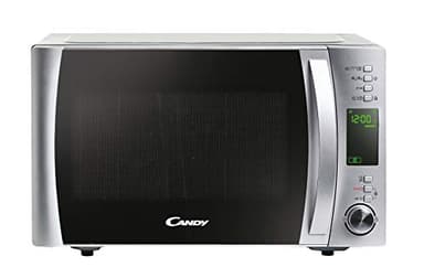 Candy X-Range CMXG22DS/ST, Microondas con Grill, 22L, 1250W, 5 Niveles, Digital, 40 Programas, Bloqueo, Plato 25,5CM, Grill Rack, Accesorio Vapor, Express Cooking, Temporizador, App simply-Fi, Inox