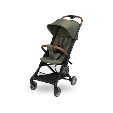 Bebeconfort Zephir, Silla Paseo Compacta, 0-4 Años (22 kg máx.), Silla Paseo Ligera para Viajar(4,5 kg), Apta para Cabina Avión, Asiento con Reclinación Total, Cesta Almacenamiento, Mineral Green