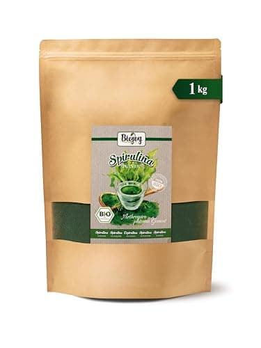 Biojoy Espirulina en Polvo Ecológica (1 kg), Polvo de Alga Verde (Arthrospira platensis)