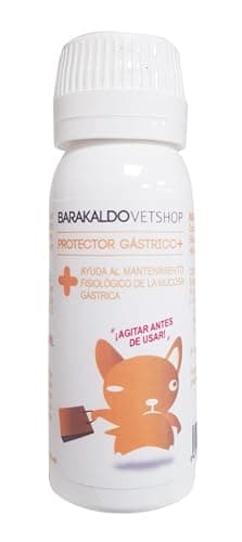 Barakaldo Vet Shop | Protector Gástrico Plus BVS para Perros | Actúa como un antiácido neutralizando la acidez del estómago de tu Mascota y Formando una película Protectora | 60 ml