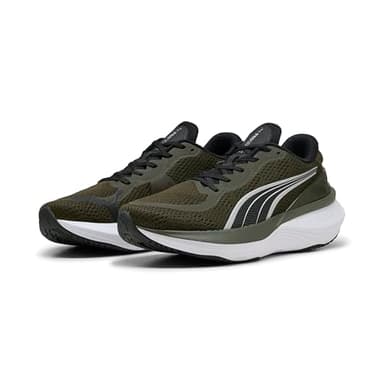 Puma Scend Pro - Tenis de Correr para Hombre, Dark Olive Puma Black, 44 EU