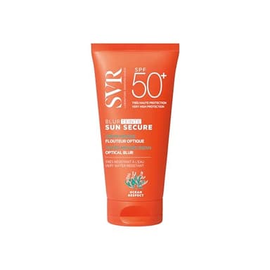 SVR SUN SECURE Blur SPF50+ 50ml – Protector Solar Facial con Color, Efecto Alisador y Matificante, Alta Protección UVA/UVB, Ideal como Base de Maquillaje