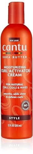 CANTU - Crema Capilar para Cabello Rizado - Suaviza y Aporta Brillo - Fórmula con Manteca de Karité - Práctico Dosificador - 355 ml
