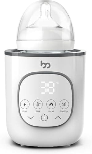 Femometer Family Calentador de biberones con cable, rápido calentador de leche para bebés para leche materna y fórmula con 24 horas y función de descongelación, para todo tipo de biberones