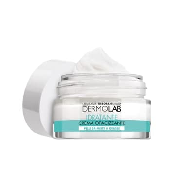 Dermolab - Crema facial hidratante para pieles mixtas y grasas, con piscina de ácido hialurónico, efecto mate y antioxidante, rellena en profundidad, SPF 15, 50 ml