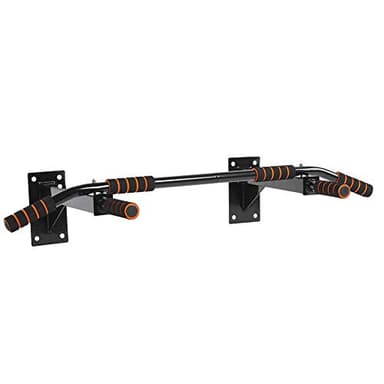 Barras de dominadas Barra de dominadas Barra de dominadas para gimnasio en casa montada en la pared, soporte de entrenamiento de acero inoxidable con funciones múltiples