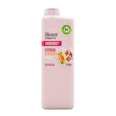 Dicora Gel de Baño Vitamina C Citrus & Peach - 750 ml