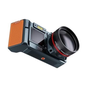 Lawnoval Cámara digital 4K sin espejo con fotos de 96 MP, zoom de 50x, pantalla HD de 3.5 pulgadas, WiFi compartido, soporta almacenamiento de 512 GB, color blanco