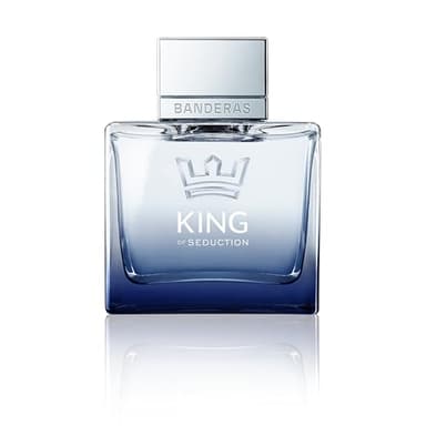 BANDERAS Perfumes, King of Seduction, Eau de Toilette para Hombre, Larga duración, Fragancia masculina, intensa y energética, Notas de bergamota y manzana, Optimo para uso diario, 100 ml