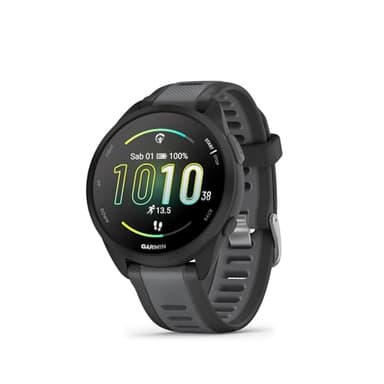Garmin Forerunner 165 Reloj Inteligente para Correr con GPS, Pantalla Táctil AMOLED, Métricas Optimizadas, Planes de Entrenamiento, Garmin Pay, Autonomía de 11 Días, Negro