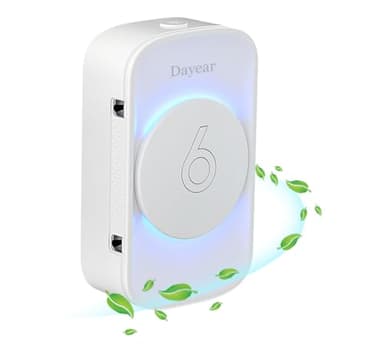Purificador de Aire, Dayear Plug in Purificador de Aire de Iones Negativos,3 modos de luz Led, Mini Air Purifier para Dormitorio/Casa/Sala de Estar/Sala de Mascotas/1Pcs