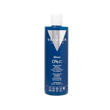 VALQUER Silver Platinum Champú Matizador Violeta | Mantiene el Color y Neutraliza Tonos Amarillos o Anaranjados del Cabello Rubio o Claro | Con Malaquita y Vitaminas | 400 ml