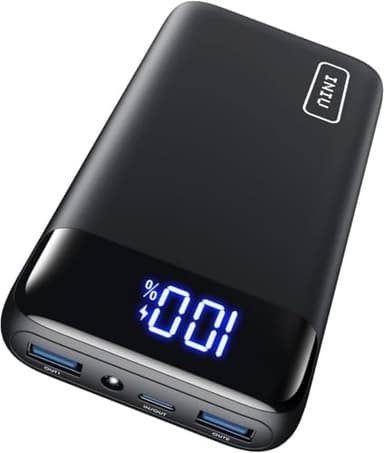 INIU Power Bank, 22.5W 20000mAh Bateria Externa Carga Rapida, Bateria Portatil PD3.0 QC4.0, Powerbank USB C Input & Output Compatible con iPhone 17 16 15 14 13 12 Pro MAX Mini Samsung Xiaomi Huawei