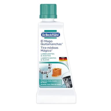 Dr. Beckmann El Mago Quitamanchas Lubricantes y Aceites | combate las manchas de aceite, lubricantes, alquitrán y cera de vela | 50 ml