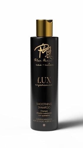 CHAMPU SMOOTHING LISOS LUX EXPERIENCE- 250 ml champú de lujo para cabello encrespado, grueso y seco | Mejora la hidratación y elasticidad | Recomendado por profesionales y estilistas del cabello.
