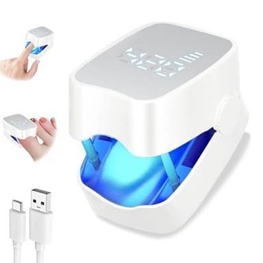TZEKING Dispositivo de Tratamiento de Hongos en las Uñas,Dispositivo de Láser de Hongos Uñas con VisualizacióN de la Hora,Hongos de UñAs de los Pies Limpieza y ReparacióN de UñAs