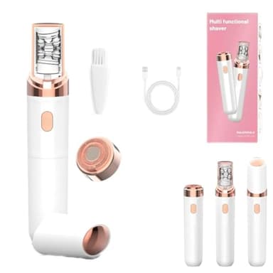 Pluxy Epil Pro 3.0 - Depiladora facial para mujer, depiladora facial 2024, depiladora facial eléctrica 2 en 1 para cara, manos, piernas (carga)