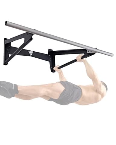 PULLUP & DIP - Barra de Muscle-Up de Pared para Exterior e Interior | Calistenia | Barra de Dominadas Inoxidable Resistente al Clima para Front Lever, Back Lever y Home Gym