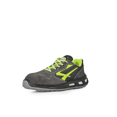 U-Power Red Lion® Yellow, Leather Zapatos de seguridad, Zapatillas deportivas ligeras antipinchazos unisex, suela Bast, inserto Infinergy, con puntera de aluminio - Yellow 42