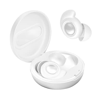 Auriculares con cancelación de ruido para dormir, cancelación de ruido para dormir, tecnología inalámbrica 5.3, tapones para los oídos de 35 dB, para trabajo, motocicleta, concierto, seguridad