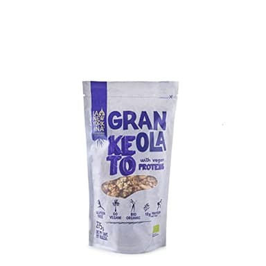 La Newyorkina Granola BIO Sin Gluten Keto 275g Con Proteínas Veganas y Coco Rallado