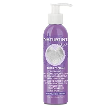 Naturtint CC Cream Silver Sin Aclarado | Elimina Los Tonos Amarillentos y Cobrizos, Repara, Protege y Acondiciona |Para Cabellos Rubios, Blancos y Teñidos | 95,8% Ingredientes Naturales | 200 ml