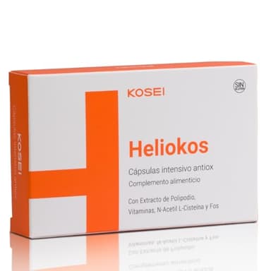 KOSEI | ANTIOX Cápsulas | Pastillas Solares para Protección Solar y Bronceado | Previene de las Quemaduras | Para un Bronceado Seguro y Saludabe | con Vitaminas C y E