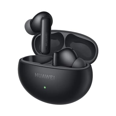 HUAWEI FreeBuds 6i, Cancelación Activa de Ruido 3.0 Inteligente, Bajos Impactantes, Carga Rápida, 35 Horas de Batería, Bluetooth 5.3, Grado de Protección IP54 contra el Polvo y el Agua, Negro