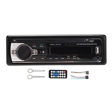 Radio de Coche Bluetooth, Reproductor de Radio MP3 para Coche, Receptor Estéreo Multimedia para Coche, Conexión Dual, Llamadas Manos Libres, Control de Voz AI, DVD, Radio para Coche, USB 2.0, CD, Rece