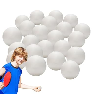 - Pelotas de tenis de mesa (100 pelotas de entrenamiento duraderas, pelotas de juego para juegos de pong, artes y artesanías, decoración de fiesta, pelotas de juego para tenis de mesa interior