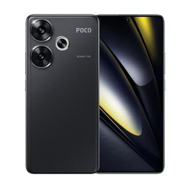 Poco F6 5G Mobile, Negro (8 GB de RAM + 256 GB) | Snapdragon 8s Gen 3 | Pantalla AMOLED de 120 Hz de 6,67 Pulgadas | Triple cámara con OIS 50 + 8 MP, cámara Frontal de 20 MP
