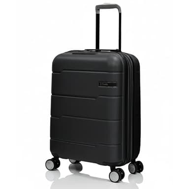 Maleta Cabina Rígida 55x40x20 cm, 2.8 kg, ABS Resistente y Ligera, Expandible, Ruedas Dobles 360°, Cerradura TSA, Asa Telescópica 104 cm, Ideal para Viajes y Negocios Gris Oscuro (Dark Gray, Cabina)