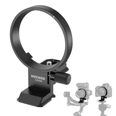 Neewer Placa de Montaje giratoria para Nikon Z8 Z7 II Z6 II Z5 FTZ II, Adaptador de Lente de trípode Horizontal a Vertical, Compatible con dji RS 3/2 y Sistema de liberación rápida Arca, CA058