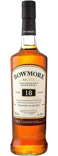 Bowmore 18 Años Single Malt Whisky Escoces, 43% - 700 ml