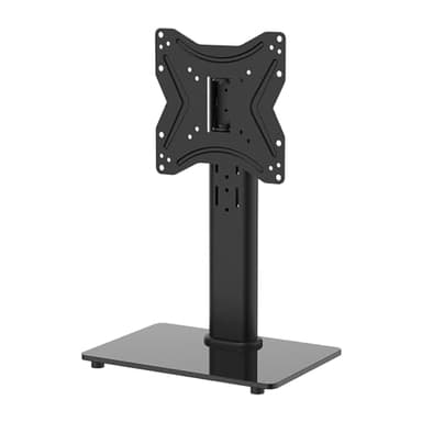 GRIFEMA GB1005-2 Soporte TV Pie para Pantallas de 17-43 Pulgadas de Curvos Planos Plasma OLED LCD LED, Soporte de TV de Mesa con Giratorio y Altura Ajustable, hasta 30 kg, Máx VESA 200x200 mm