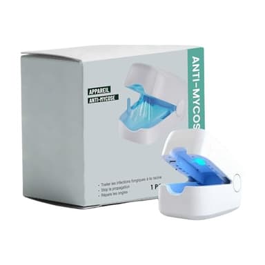 Dispositivo Láser Hongo Uñas, Dispositivo Tratamiento Hongo Uñas, Dispositivos Láser Ligeros Tratamiento Antihongos Uñass Los Pies, Luz Antihongos Temporizador Automático, para Cuidado Uñass