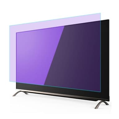 JQZWXX Protector Pantalla Antirreflejos para TV De 55 Pulgadas con Filtro De Luz Azul Película Mate Película Antirrayas para TV, para Interiores Y Exteriores 55pulgadas(48.07" Lx27.13 W)