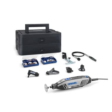 Dremel 4250 Multiherramienta 175W, Velocidad 5.000–35.000RPM, Kit Multiherramienta con 6 Complementos, 1 maletín Platinum BOX, 128 accesorios