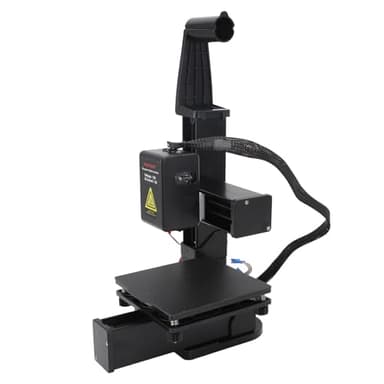 LUCKDANO Impresora 3D para Principiantes Fácil de Usar para Principiantes Compacta con Tamaño de Impresión de Mm Filamento PLA TPU de Alta Resolución de 0,05 Mm (Black)