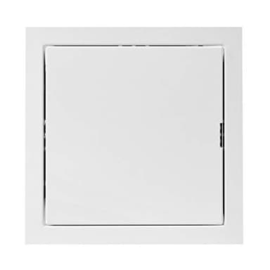 150x150mm Puerta de Inspección - Panel de Acceso Metálica - Trampilla para Pared o Techo - Acero Galvanizado Blanco