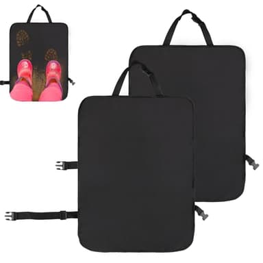 VFANDV 2 Piezas Protector Asiento Coche Respaldo, Protector de Respaldo Impermeable Protector de Asiento de Coche 600D Oxford Protector de Respaldo Protección Fundas para Niños y Bebe