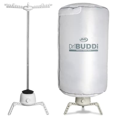 DriBUDDi Compact, Secadora de Ropa Eléctrica y Portátil | 850W, Capacidad de 10 kg, Secado Delicado Antiarrugas, Ahorro Energético (Nuevo Diseño 30% mas eficiente)